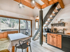 T2 duplex aux Perrières, près des pistes - 6 pers, garage, balcon, linge inclus hiver - FR-1-685-84 Les Gets